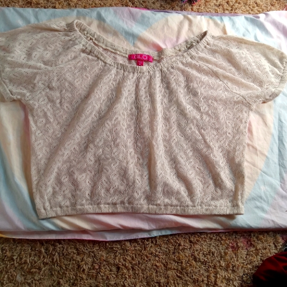 A white bathing suit cover extra large imprinted design